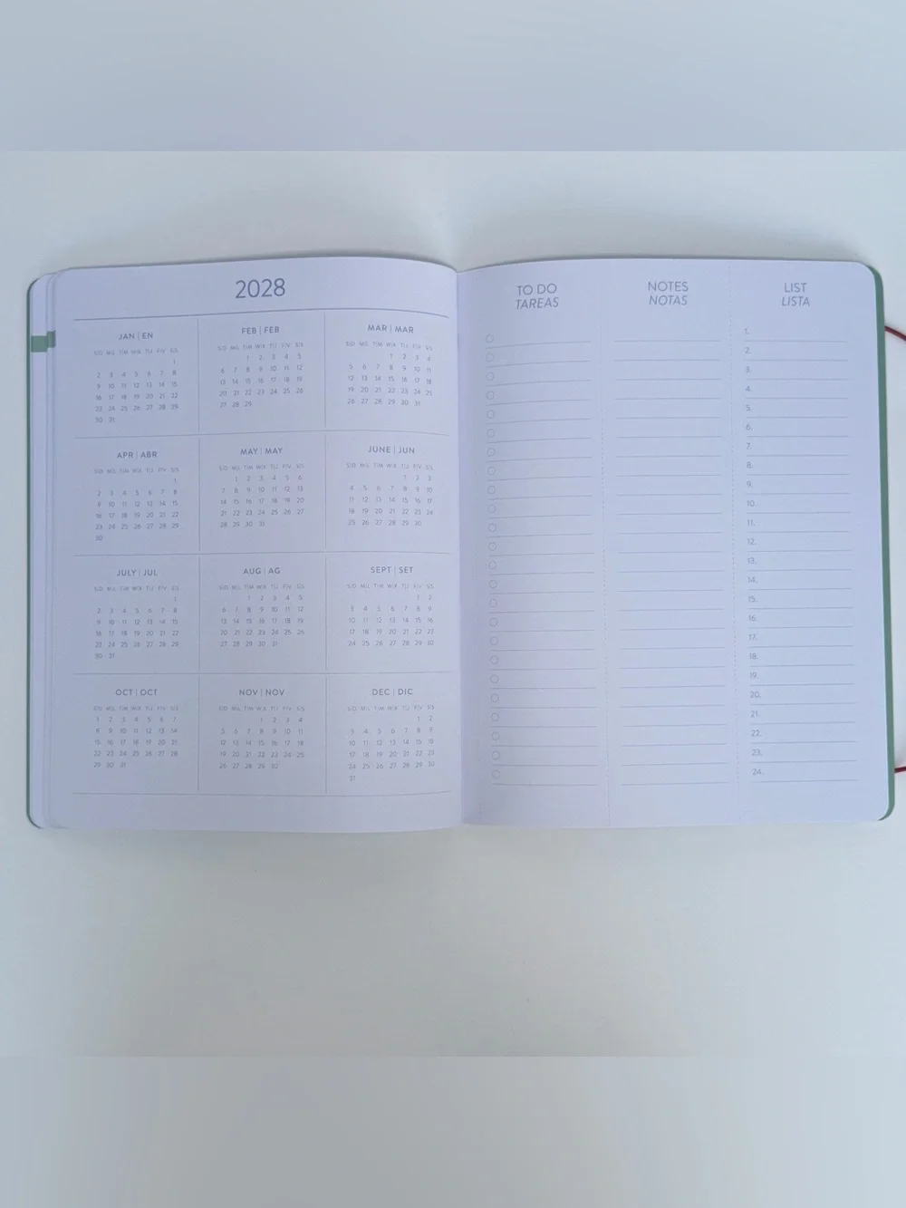 2026-2027 Weekly Monthly 17-month Planner - Orange Circle Studio (Florals)